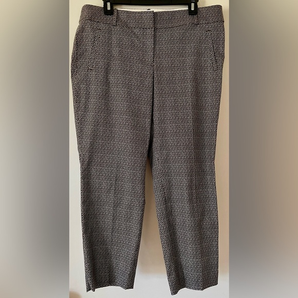 LOFT Pants - Ann Taylor LOFT Women’s Size 12 Petite Brown & Beige Marisa Ankle Pant